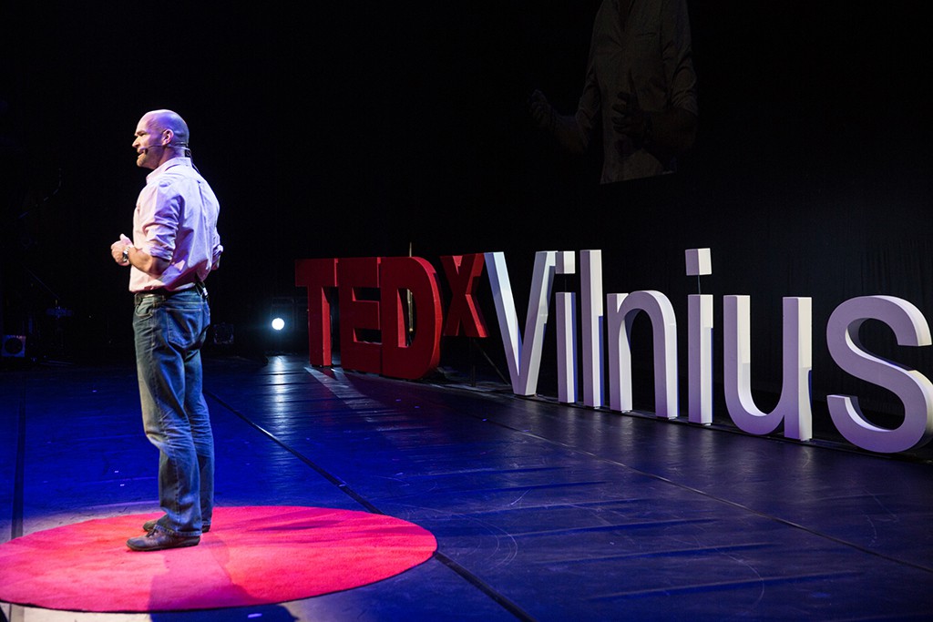 Monty Halls. TEDxVilnius nuotr.